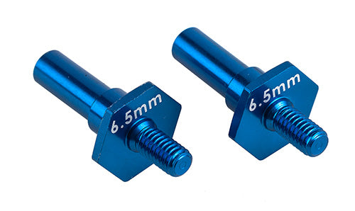 Team Associated RC10B7 6.5mm Aluminum Front Axles (2) 92462