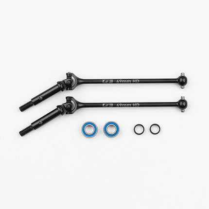Team Associated RC10B7 Factory Team Steel Universal Driveshaft Set (69mm)