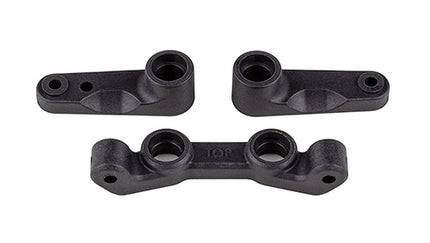 Team Associated RC10B7/B7D Factory Team Steering Bellcrank & Rack Set (Carbon)