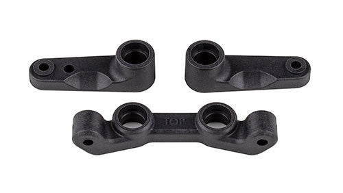 Team Associated RC10B7/B7D Factory Team Steering Bellcrank & Rack Set (Carbon)