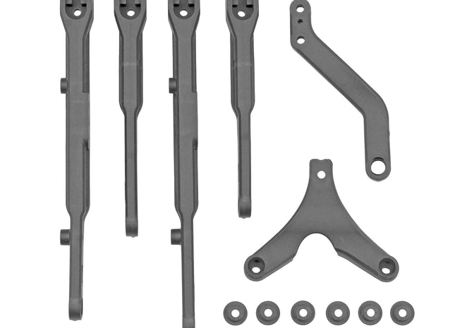 Team Associated RC10B84 Factory Team Carbon Chassis Brace Set  Part #: ASC92504