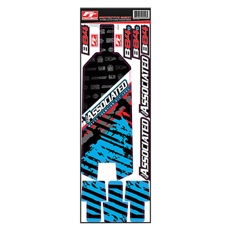 Team Associated RC10B84 Factory Team Chassis Protective Sheet (92556)