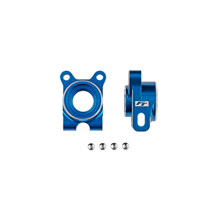 Team Associated RC10B7 Factory Team Aluminum Rear Hub Set (-4mm) (2)  Black – 92563 | Blue – 92562