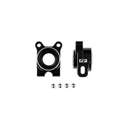 Team Associated RC10B7 Factory Team Aluminum Rear Hub Set (-4mm) (2)  Black – 92563 | Blue – 92562