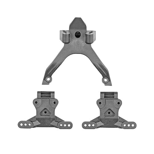 Team Associated RC10B7.1 Factory Team Carbon Top Plate & Ballstud Mount Set – 92587
