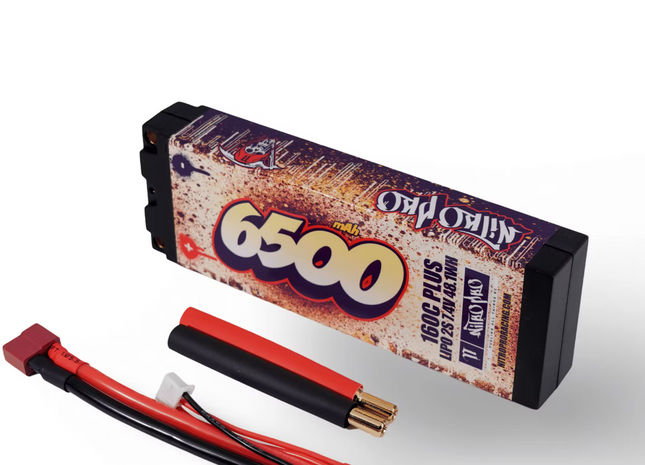 NitroPro 2S 7.4V 6500mAh 160C LP Stick Pack
