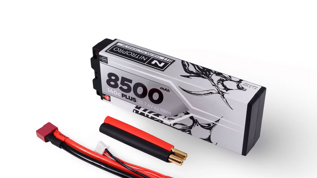 NitroPro 2S 7.4V 8500mAh 140C LP Stick Pack