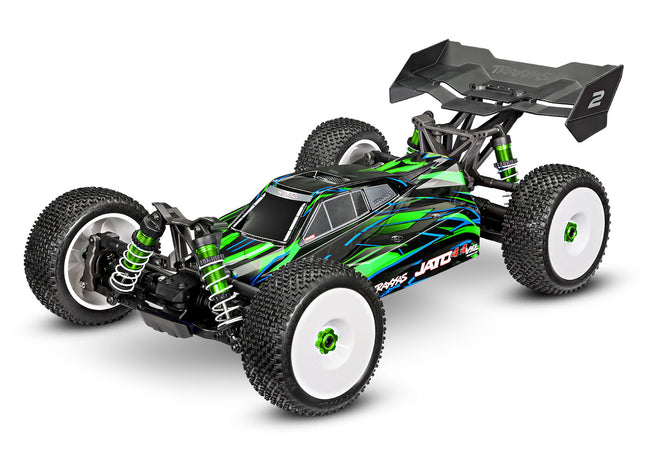 Traxxas Jato® 4x4 VXL 1/8 RTR Brushless Buggy (Blue, Green, Orange, or Pink) w/ TQi Radio & Link Module – 90386-4