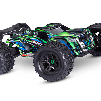 Traxxas Sledge RTR 6S 4WD 1/8 Brushless Monster Truck w/ Belted Sledgehammer Tires & TQi Radio (Red, Orange, Green, or Blue) 95096-4