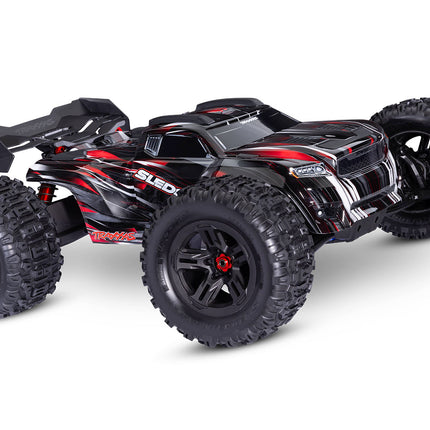 Traxxas Sledge RTR 6S 4WD 1/8 Brushless Monster Truck w/ Belted Sledgehammer Tires & TQi Radio (Red, Orange, Green, or Blue) 95096-4