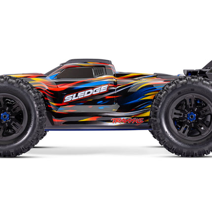 Traxxas Sledge RTR 6S 4WD 1/8 Brushless Monster Truck w/ Belted Sledgehammer Tires & TQi Radio (Red, Orange, Green, or Blue) 95096-4