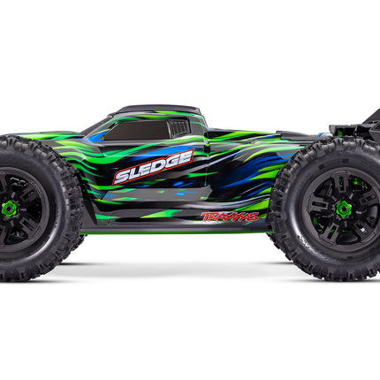 Traxxas Sledge RTR 6S 4WD 1/8 Brushless Monster Truck w/ Belted Sledgehammer Tires & TQi Radio (Red, Orange, Green, or Blue) 95096-4