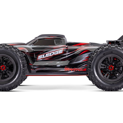 Traxxas Sledge RTR 6S 4WD 1/8 Brushless Monster Truck w/ Belted Sledgehammer Tires & TQi Radio (Red, Orange, Green, or Blue) 95096-4