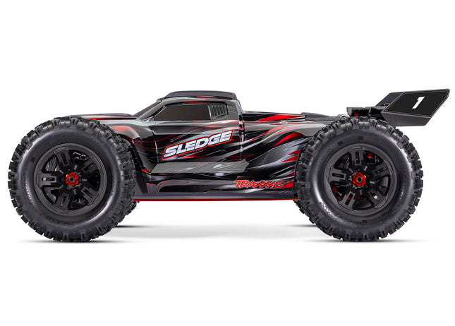 Traxxas Sledge RTR 6S 4WD 1/8 Brushless Monster Truck w/ Belted Sledgehammer Tires & TQi Radio (Red, Orange, Green, or Blue) 95096-4