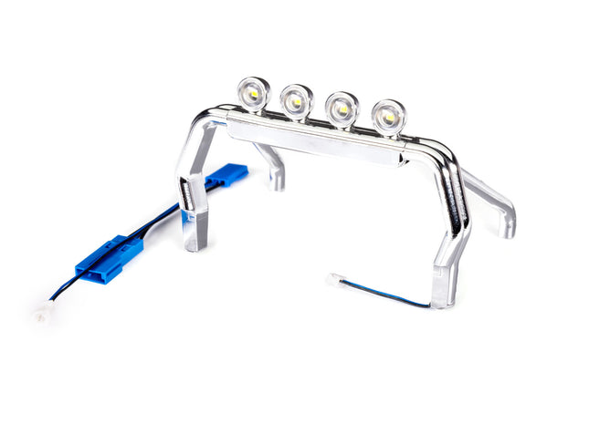 Traxxas TRX-4MT Lighted Chrome Roll Bar – Part #9862X