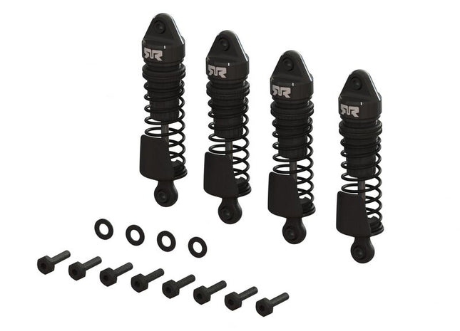 Arrma Mojave Grom 58mm Aluminum Oil-Filled Threaded Shock Set (Black) (4) (Front & Rear)  Part #: ARA1567
