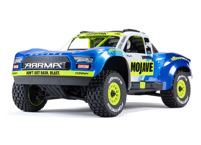 Arrma 1/16 MOJAVE GROM 4X4 RTR Brushed Desert Truck (Battery & Charger Included), Red/Black OR Blue/White