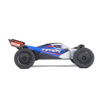 Arrma Typhon Grom MEGA 4WD 380 Brushed 1/18 Buggy RTR (Red/White OR Blue/Silver) w/SLT2 2.4GHz Radio, Battery & Charger