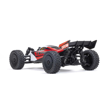 Arrma Typhon Grom MEGA 4WD 380 Brushed 1/18 Buggy RTR (Red/White OR Blue/Silver) w/SLT2 2.4GHz Radio, Battery & Charger