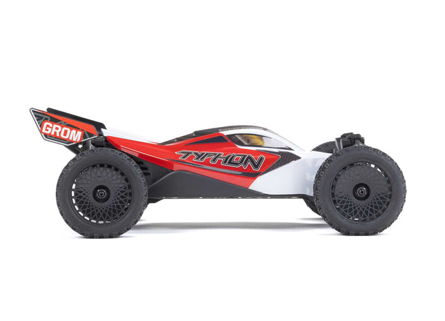 Arrma Typhon Grom MEGA 4WD 380 Brushed 1/18 Buggy RTR (Red/White OR Blue/Silver) w/SLT2 2.4GHz Radio, Battery & Charger