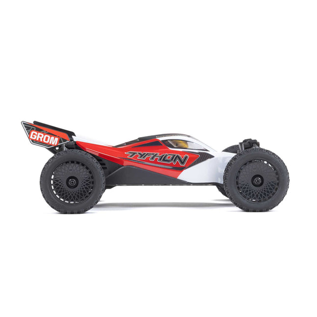 Arrma Typhon Grom MEGA 4WD 380 Brushed 1/18 Buggy RTR (Red/White OR Blue/Silver) w/SLT2 2.4GHz Radio, Battery & Charger