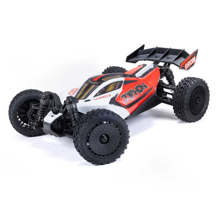 Arrma Typhon Grom MEGA 4WD 380 Brushed 1/18 Buggy RTR (Red/White OR Blue/Silver) w/SLT2 2.4GHz Radio, Battery & Charger