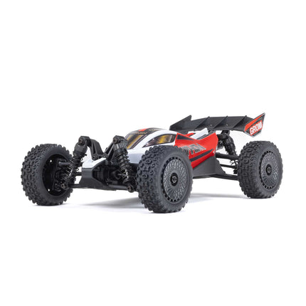 Arrma Typhon Grom MEGA 4WD 380 Brushed 1/18 Buggy RTR (Red/White OR Blue/Silver) w/SLT2 2.4GHz Radio, Battery & Charger