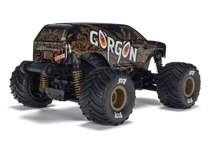 Arrma Gorgon Grom 4x4 1/16 RTR Brushed Monster Truck (Yellow, Red, or Bronze) w/SLT2 Radio, Battery &amp; Charger [ARA2130]