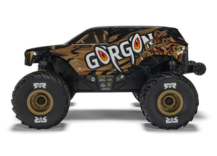 Arrma Gorgon Grom 4x4 1/16 RTR Brushed Monster Truck (Yellow, Red, or Bronze) w/SLT2 Radio, Battery &amp; Charger [ARA2130]
