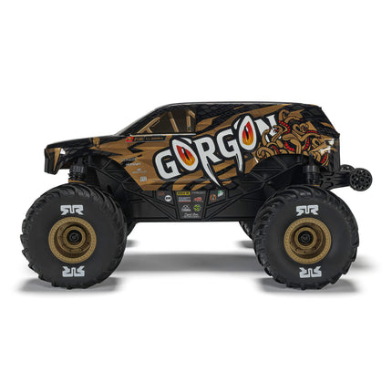 Arrma Gorgon Grom 4x4 1/16 RTR Brushed Monster Truck (Yellow, Red, or Bronze) w/SLT2 Radio, Battery & Charger [ARA2130]