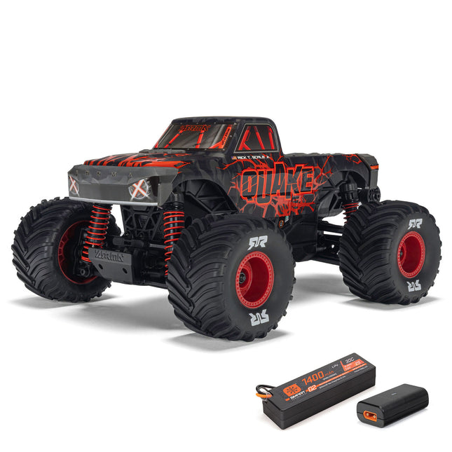 Arrma Quake Grom 4x4 1/16 RTR Brushed Monster Truck (Red, Green, or Purple) w/SLT2 Radio, Battery & Charger [ARA2137]