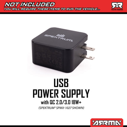 Arrma Quake Grom 4x4 1/16 RTR Brushed Monster Truck (Red, Green, or Purple) w/SLT2 Radio, Battery & Charger [ARA2137]