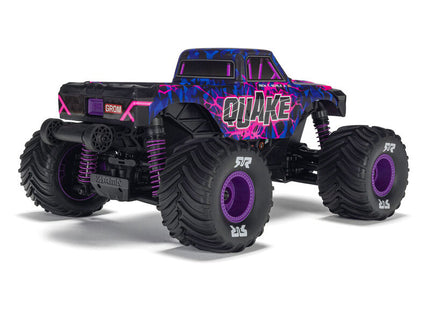 Arrma Quake Grom 4x4 1/16 RTR Brushed Monster Truck (Red, Green, or Purple) w/SLT2 Radio, Battery &amp; Charger [ARA2137]