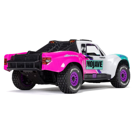 Arrma 1/16 MOJAVE GROM 223S DSC 4X4 RTR Brushless Desert Truck (Teal/Pink or White/Blue) (Battery & Charger Included)