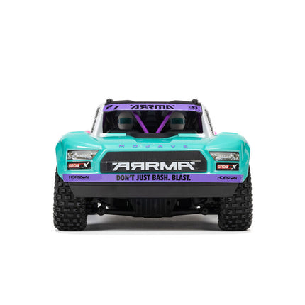 Arrma 1/16 MOJAVE GROM 223S DSC 4X4 RTR Brushless Desert Truck (Teal/Pink or White/Blue) (Battery & Charger Included)