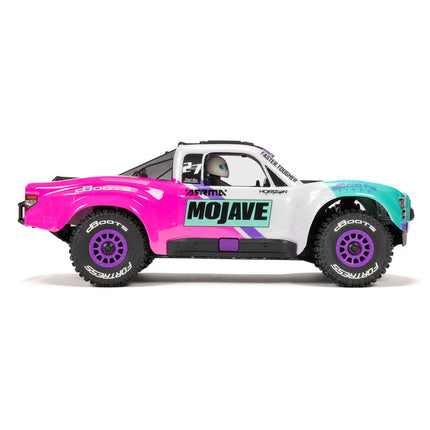 Arrma 1/16 MOJAVE GROM 223S DSC 4X4 RTR Brushless Desert Truck (Teal/Pink or White/Blue) (Battery & Charger Included)