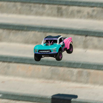 Arrma 1/16 MOJAVE GROM 223S DSC 4X4 RTR Brushless Desert Truck (Teal/Pink or White/Blue) (Battery & Charger Included)