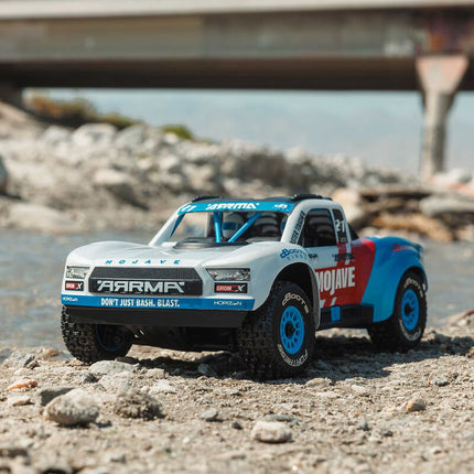 Arrma 1/16 MOJAVE GROM 223S DSC 4X4 RTR Brushless Desert Truck (Teal/Pink or White/Blue) (Battery & Charger Included)