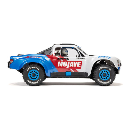 Arrma 1/16 MOJAVE GROM 223S DSC 4X4 RTR Brushless Desert Truck (Teal/Pink or White/Blue) (Battery & Charger Included)