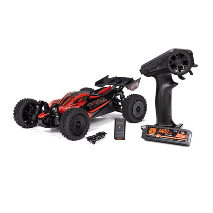 Arrma 1/14 TYPHON GROM 223S DSC 4X4 RTR Brushless Buggy, Red OR Blue (Battery & Charger Included)