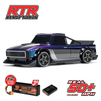 ARRMA 1/12 INFRACTION GROM 3S BLX 4X4 Brushless RTR All-Road Street Bash – Blue/Red – ARA2315T1 (Copy)