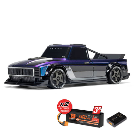 ARRMA 1/12 INFRACTION GROM 3S BLX 4X4 Brushless RTR All-Road Street Bash – Blue/Red – ARA2315T1 (Copy)