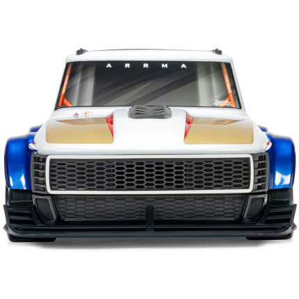 ARRMA 1/12 INFRACTION GROM 3S BLX 4X4 Brushless RTR All-Road Street Bash – Blue/Red – ARA2315T1
