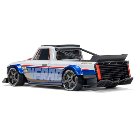 ARRMA 1/12 INFRACTION GROM 3S BLX 4X4 Brushless RTR All-Road Street Bash – Blue/Red – ARA2315T1