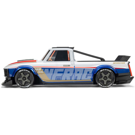 ARRMA 1/12 INFRACTION GROM 3S BLX 4X4 Brushless RTR All-Road Street Bash – Blue/Red – ARA2315T1