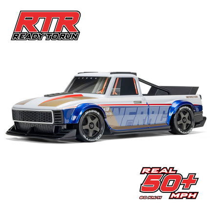 ARRMA 1/12 INFRACTION GROM 3S BLX 4X4 Brushless RTR All-Road Street Bash – Blue/Red – ARA2315T1