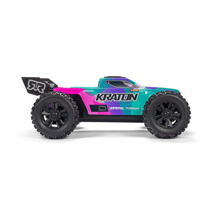 ARRMA Mini Kraton 3S BLX 4X4 1/16 RTR Brushless Monster Truck w/ Radio, 3S LiPo Battery & Charger Included – ARA2508S
