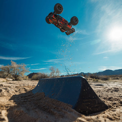 Arrma Mini Kraton 3S BLX 4X4 1/16 RTR Brushless Speed Monster Truck (Black/Red) – ARA2508T1