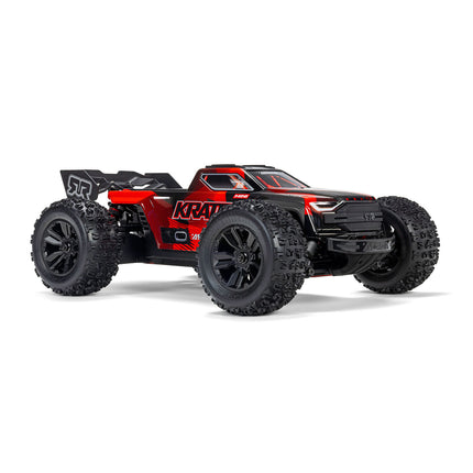 Arrma Mini Kraton 3S BLX 4X4 1/16 RTR Brushless Speed Monster Truck (Black/Red) – ARA2508T1