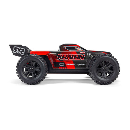 Arrma Mini Kraton 3S BLX 4X4 1/16 RTR Brushless Speed Monster Truck (Black/Red) – ARA2508T1
